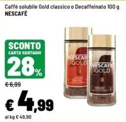 Iper La Grande Caffè solubile Gold Nescafé offerta