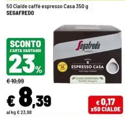 Iper La Grande Cialde caffè espresso Casa Segafredo offerta