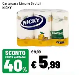 Iper La Grande Carta casa Limone offerta