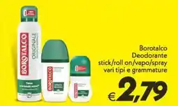 Iper Super Conveniente Borotalco Deodorante offerta