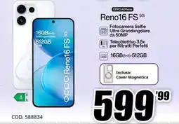 MediaWorld OPPO Reno16 FS 5G offerta