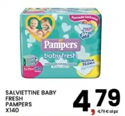 Interspar Salviettine baby fresh Pampers offerta
