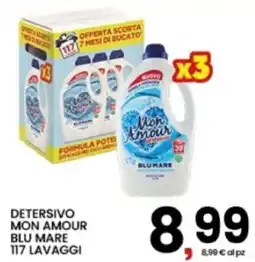 Interspar Detersivo Mon Amour Blu Mare offerta