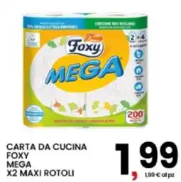 Interspar Carta da cucina Foxy Mega offerta