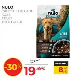 Arcaplanet Nulo crocchette cane adult tutti i gusti offerta