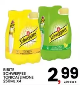 Interspar Bibite Schweppes Tonica/Limone offerta