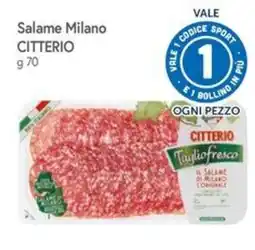 Famila Salame Milano Citterio offerta