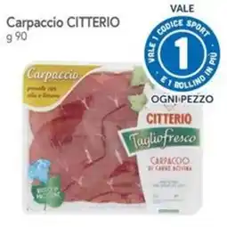 Famila Carpaccio Citterio offerta