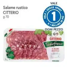 Famila Salame rustico Citterio offerta