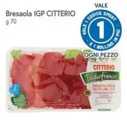 Famila Bresaola IGP Citterio offerta