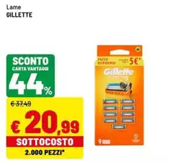 Iper La Grande Lame Gillette offerta