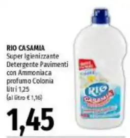 Emi Supermercati Rio Casamia Super Igienizzante Detergente Pavimenti offerta