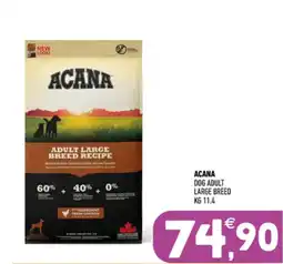 Ayoka Acana dog adult large breed offerta