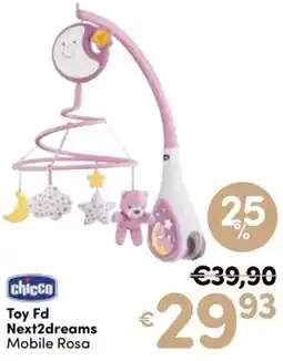 B di Bimbi Chicco Toy Fd Next2dreams Mobile Rosa offerta