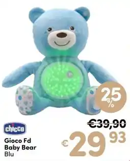 B di Bimbi chicco Gioco Fd Baby Bear Blu offerta
