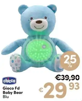 Chicco Gioco Fd Baby Bear Blu