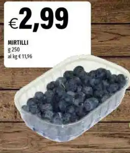 Hurrà Mirtilli offerta