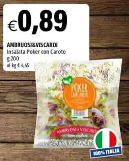 Hurrà Insalata Poker con Carote offerta