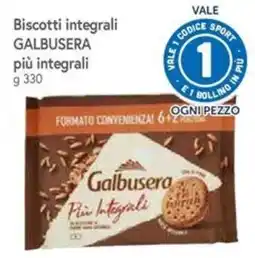 Famila Biscotti integrali Galbusera più integrali offerta