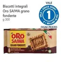 Famila Biscotti integrali Oro Saiwa grano fondente offerta
