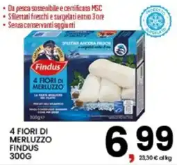 Interspar 4 Fiori di Merluzzo Findus offerta