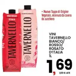 Interspar Vini Tavernello Bianco/ Rosso/Rosato d'Italia offerta