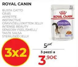Arcaplanet Royal Canin busta gatto sterilised jelly offerta