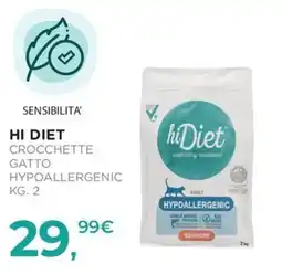 Arcaplanet hiDiet CROCCETTE GATTO HYPOALLERGENIC offerta