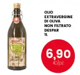 Interspar Olio extravergine di oliva non filtrato Despar offerta