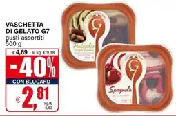 Il Gigante Vaschetta di gelato G7 offerta