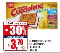 Il Gigante Cucciolone classico Algida offerta