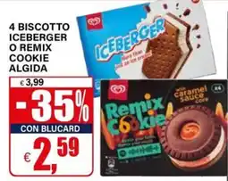 Il Gigante Biscotto Iceberger o Remix Cookie Algida offerta