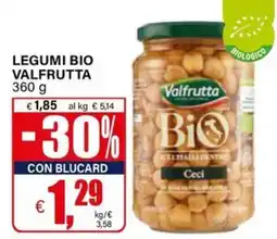 Il Gigante Legumi bio Valfrutta offerta