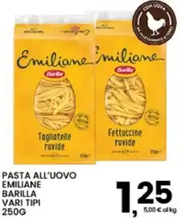 Interspar Pasta all'uovo Emiliane Barilla offerta