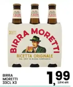 Interspar Birra Moretti offerta