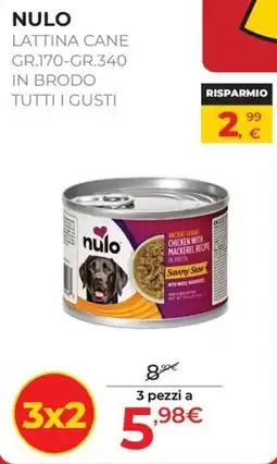 Arcaplanet Nulo lattina cane in brodo offerta