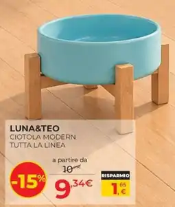 Arcaplanet Ciotola moderna Luna&Teo offerta