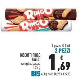 Conad City Biscotti Ringo Pavesi offerta