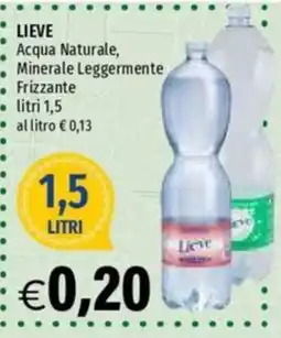 Hurrà Acqua Naturale Minerale Leggermente Frizzante Lieve offerta