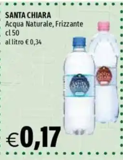 Hurrà Santa Chiara Acqua Naturale, Frizzante offerta