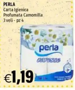 Hurrà Carta Igienica Profumata Camomilla Perla offerta