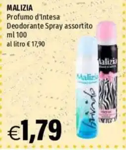 Hurrà Malizia Deodorante Spray offerta