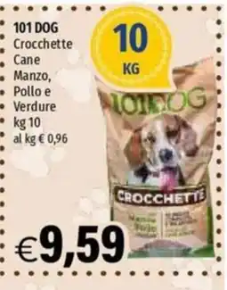 Hurrà 101 DOG Crocchette Cane Manzo, Pollo e Verdure offerta