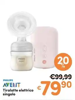 B di Bimbi Philips Avent Tiralatte elettrico singolo offerta
