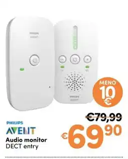 B di Bimbi Philips Avent Audio monitor DECT entry offerta
