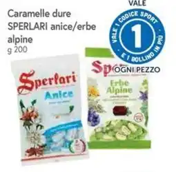 Famila Caramelle dure Sperlari anice/erbe alpine offerta