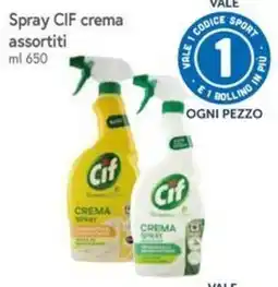 Famila Spray CIF crema assortiti offerta