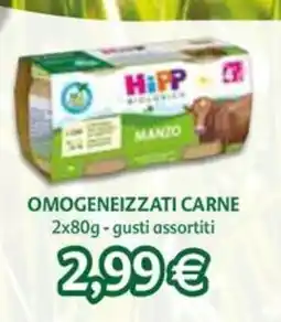 B di Bimbi HiPP Bio Omogeneizzati Manzo offerta
