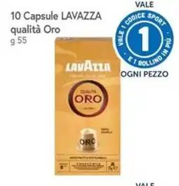 Famila Capsule Lavazza qualità Oro offerta