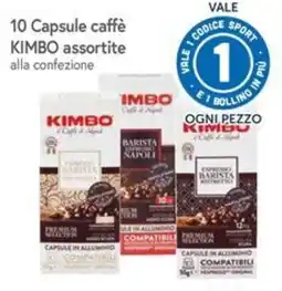 Famila Capsule caffè KIMBO assortite offerta